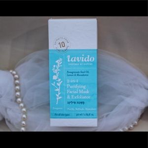 2-in-1 purifying facial mask and exfoliator